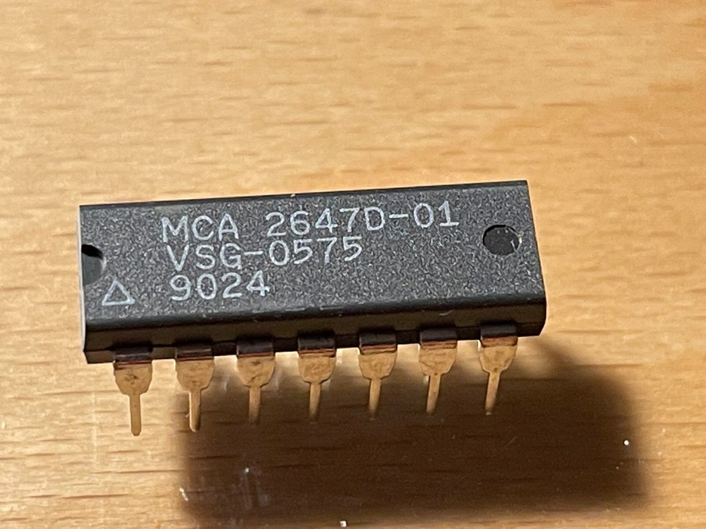 VSG-0575 - CUSTOM VTEK IC - VIDEO SYNC GENERATOR, DIP-14.