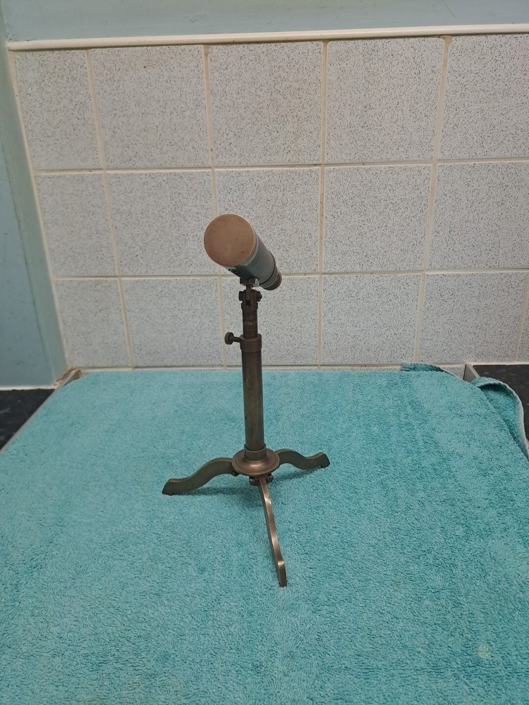 Antique Table Top Brass Telescope