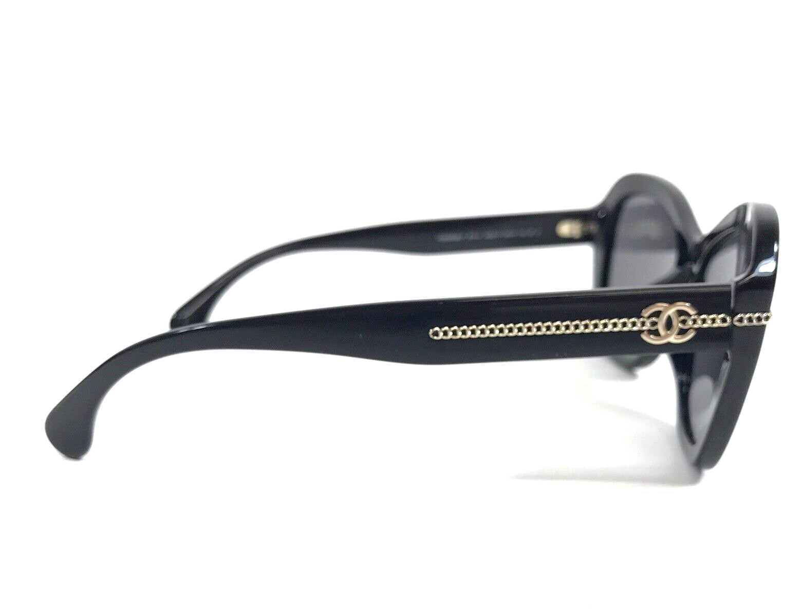 Chanel Sunglasses 5510-A c.622/T8 Black Asian Fit Frames w Gray Polarized Lenses