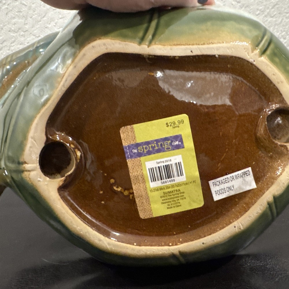 leaf shaped chip and dip platter