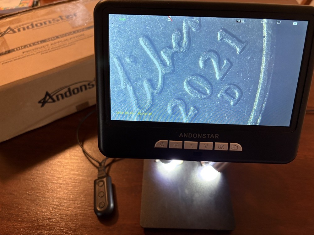 Andonstar AD207 Soldering Digital Microscope 3D HDMI 4MP 7" LCD Screen