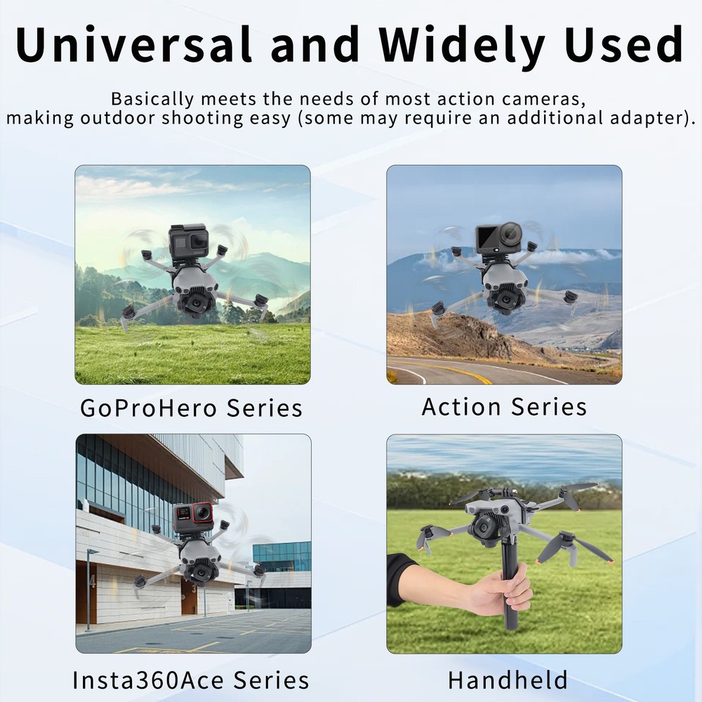 For DJI MINI 5 PRO Top Extension Bracket Mounting Action Camera Mounting Bracket