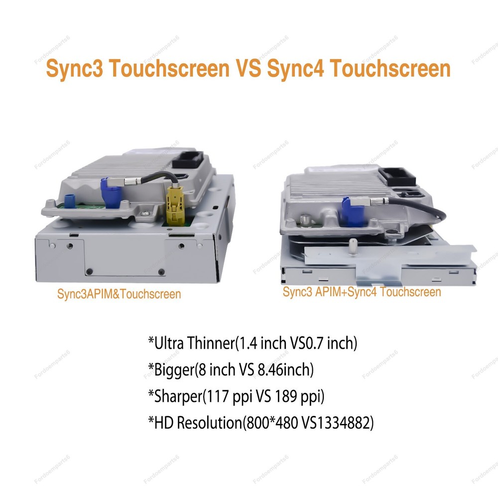 SYNC1 TO SYNC3 UPGRADE KITS CONVERSION For FORD Fusion 2013-2019 Without bezel