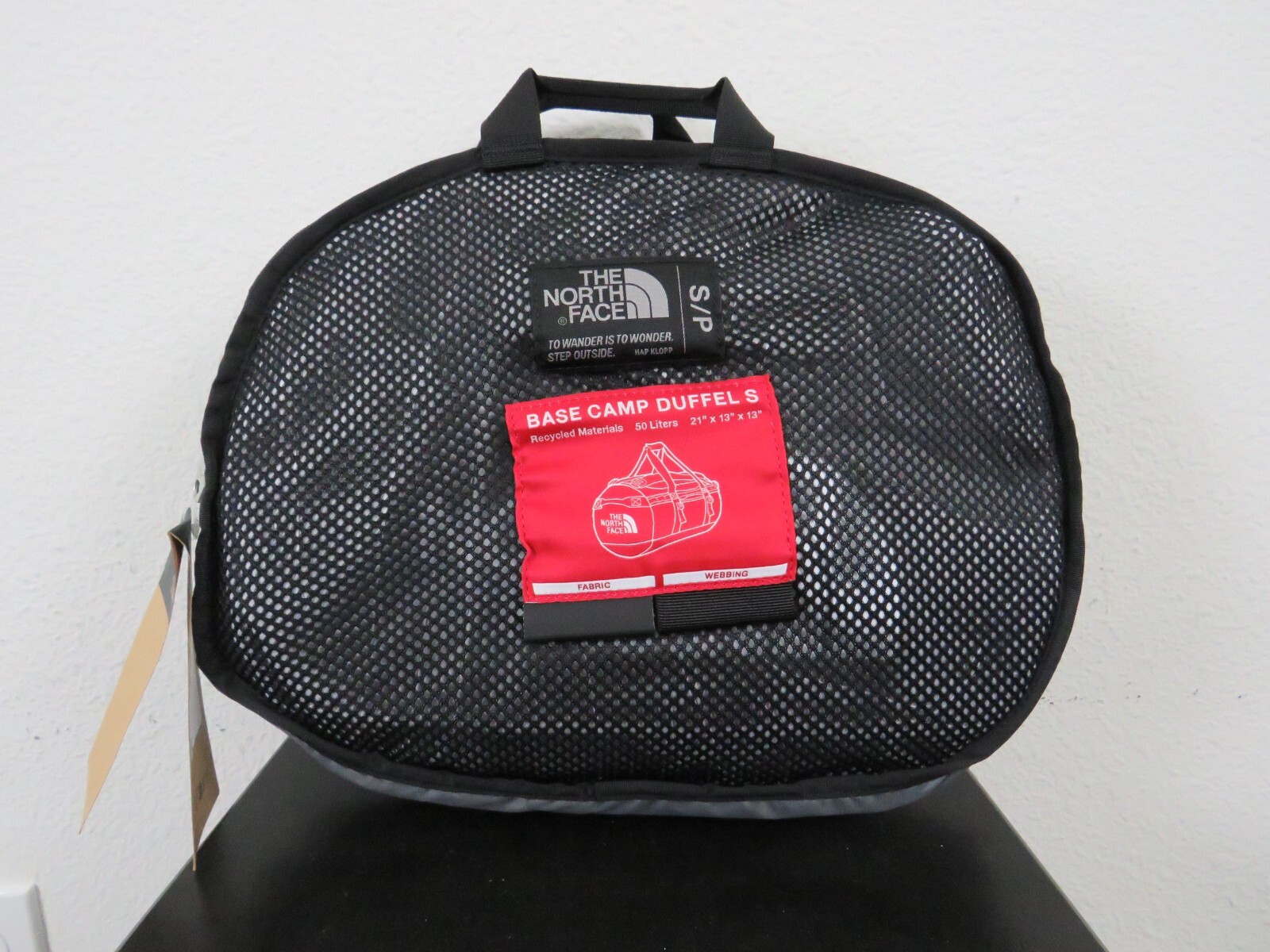 The North Face Small Base Camp Duffel Packable Travel Backpack - TNF Black NPF