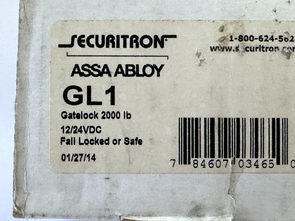 Securitron ASSA ABLOY GL1 Electromechanical Gate Lock