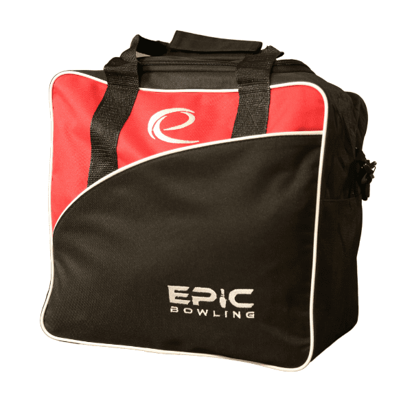 Epic Simple Red 1 Ball Single Tote Bowling Bag