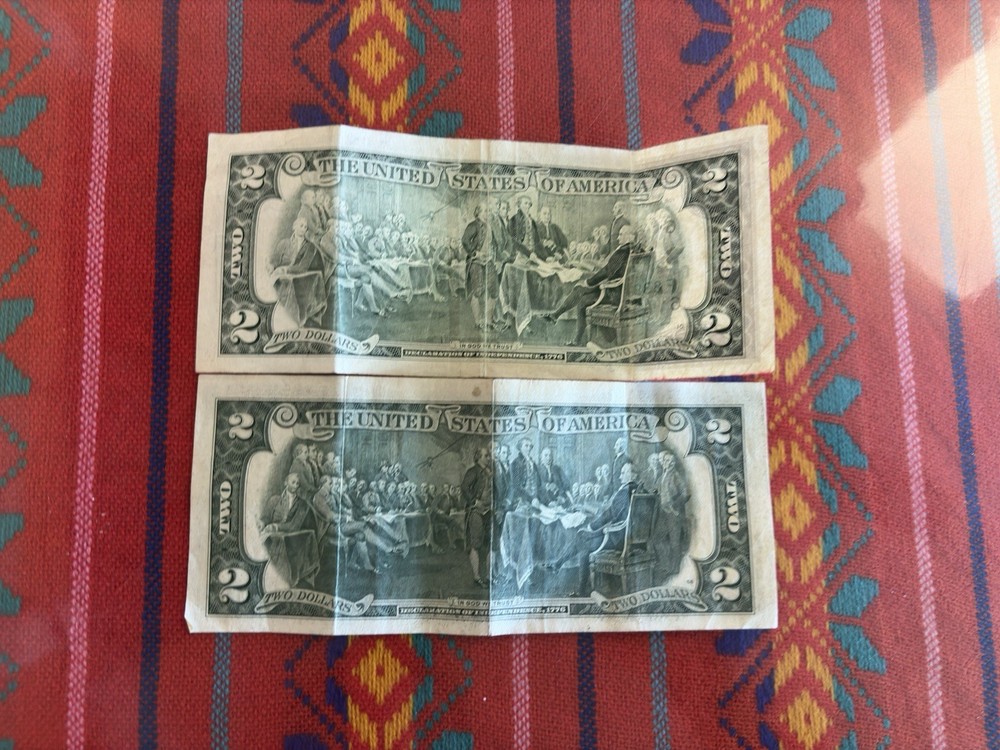Thomas Jefferson $2 dollar bills