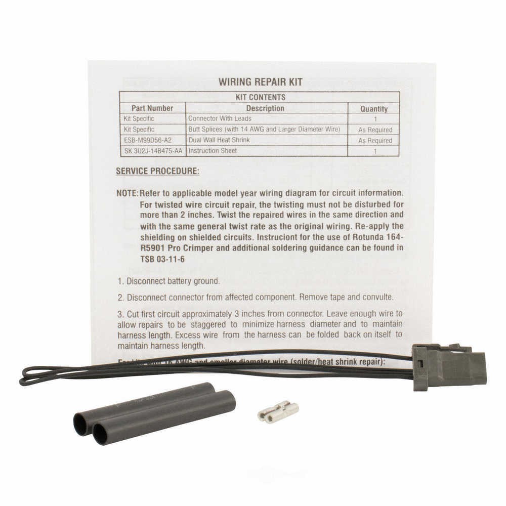 Brake Fluid Level Sensor Connector Motorcraft WPT-1385