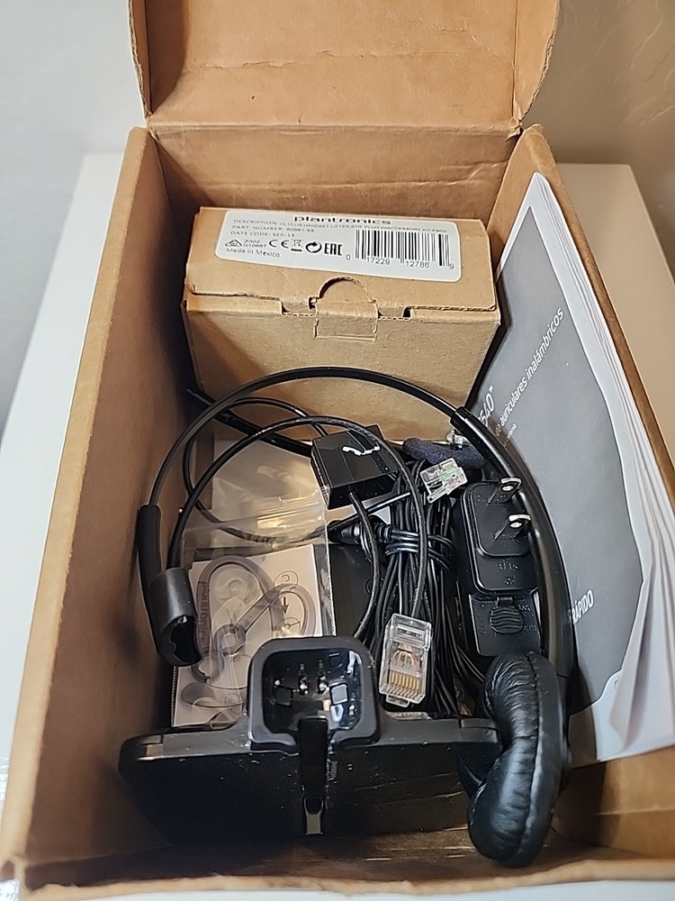 Plantronics CS540 Headset & Lifter Set - Black