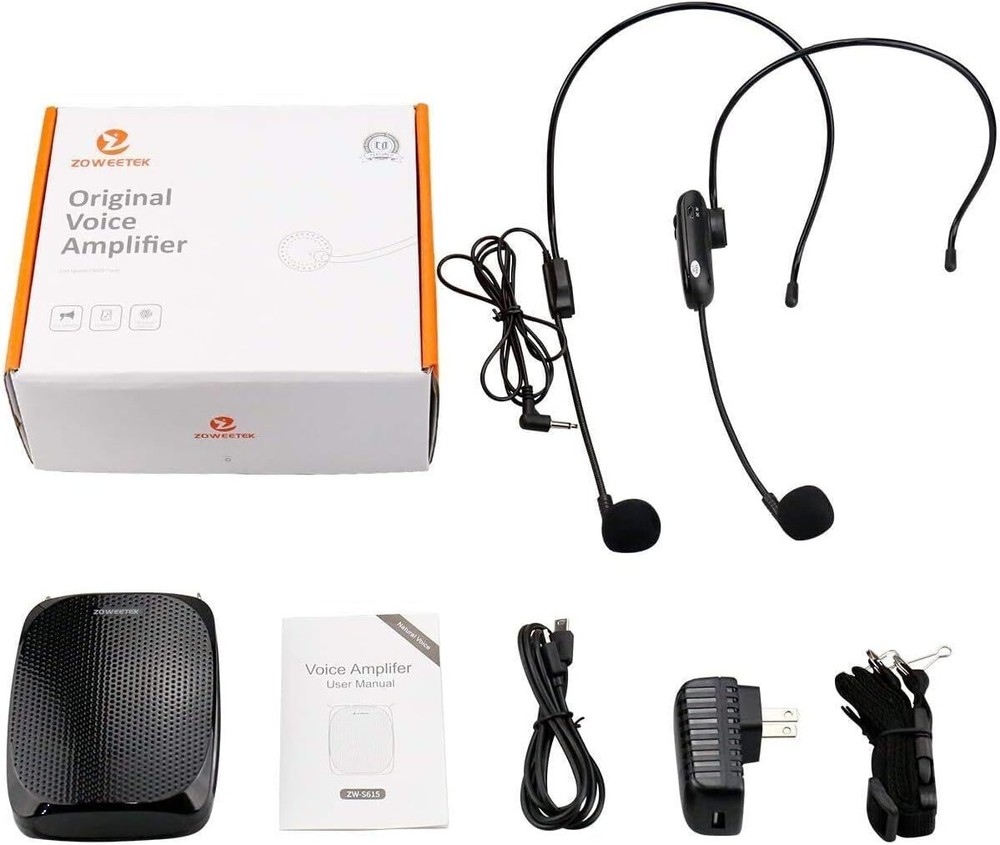 Amplifier, Wireless Amplifier Microphone Headset, Portable Speaker Amplifier