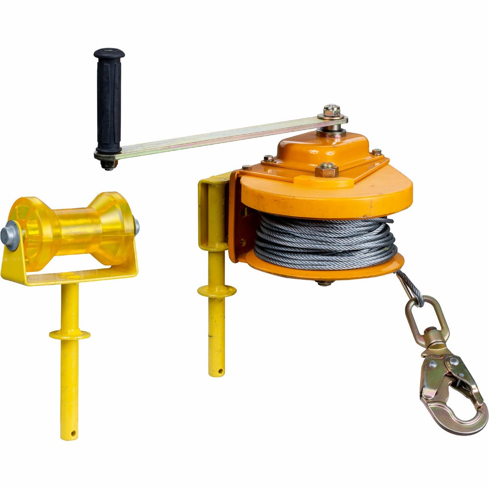 Tie Down Rescue Winch for Mobile Fall Protection System