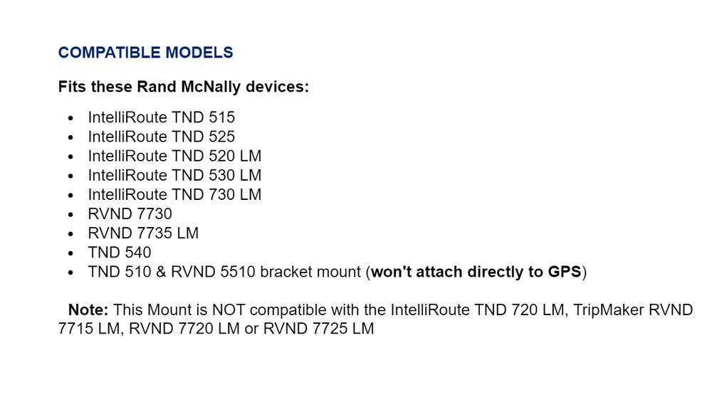 Rand McNally Universal Suction Mount + Dash Disc Mounting Kit for Select GPS