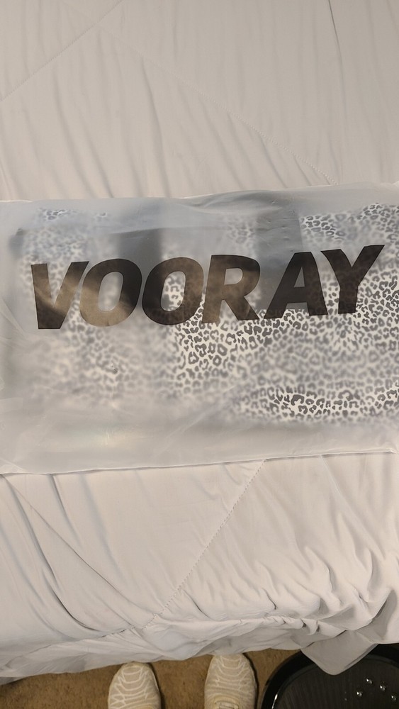 Vooray Flex Cinch Backpack Leopard Durable & Water Resistant