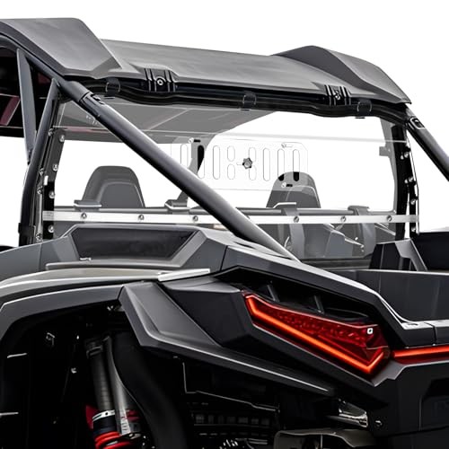 RZR Rear Windshield Vented Window Compatible with Polaris Vent windshield