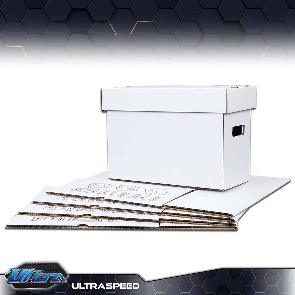 5Pcs Comic Books Storage Boxes Short Holds 150-175 Stackable Durable Archive