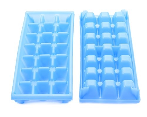 Camco Stackable Miniature Ice Cube Tray for Compact Spaces- 2-Pack (44100)