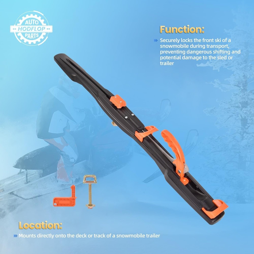 Snowmobile Trailer Tie-Down System 1000-SC-FRONT Compatible with Superclamp