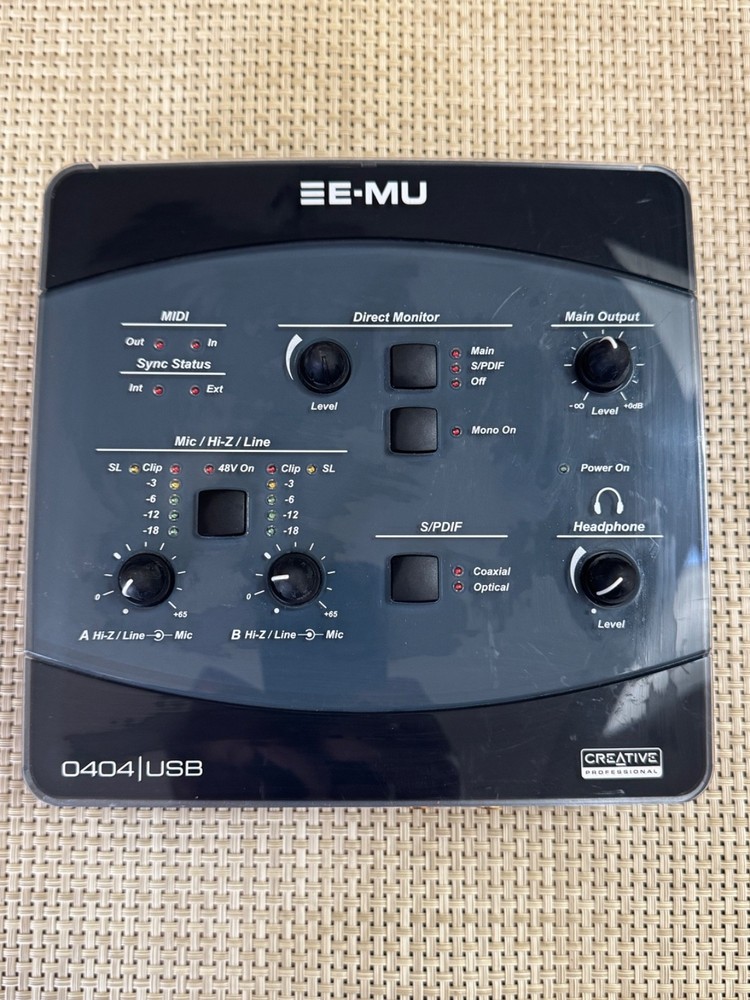 E-Mu Systems 0404 USB Audio / MIDI Computer Interface
