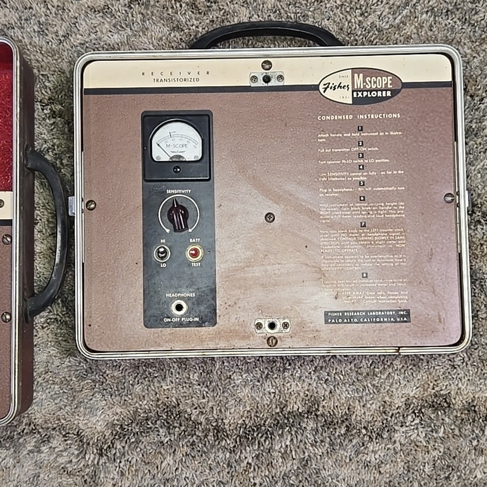 Fisher M-Scope Explorer Metal Detector Model ME-Z Transmitter Transistorized