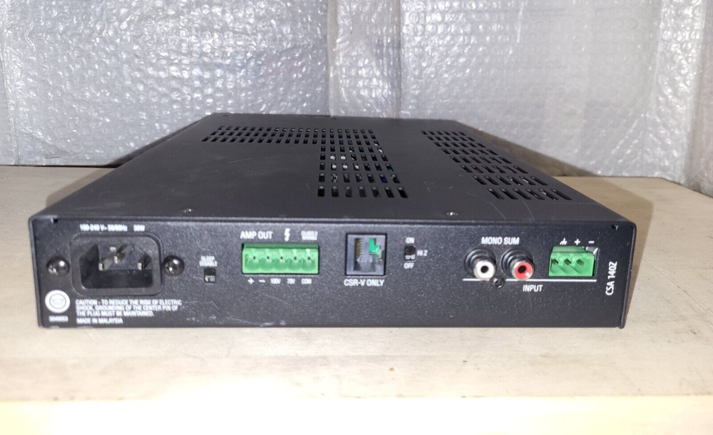 JBL CSA 140Z DriveCore Professional Audio Amplifier 1-Ch