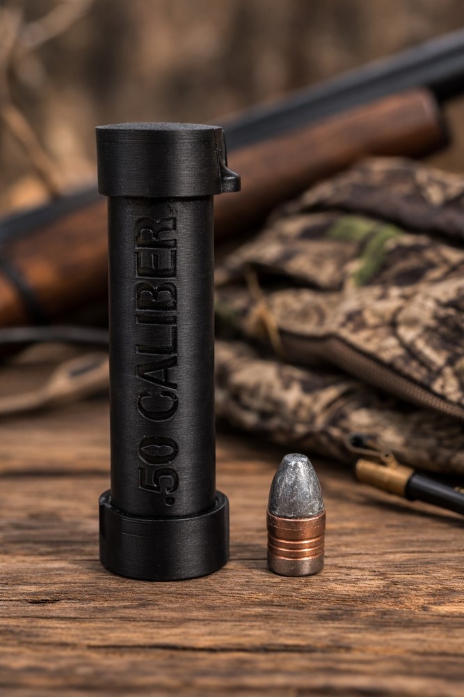 50 Cal Muzzleloader Speed Loader Tubes 2 Pack Black Quick Load Rifle Hunting USA