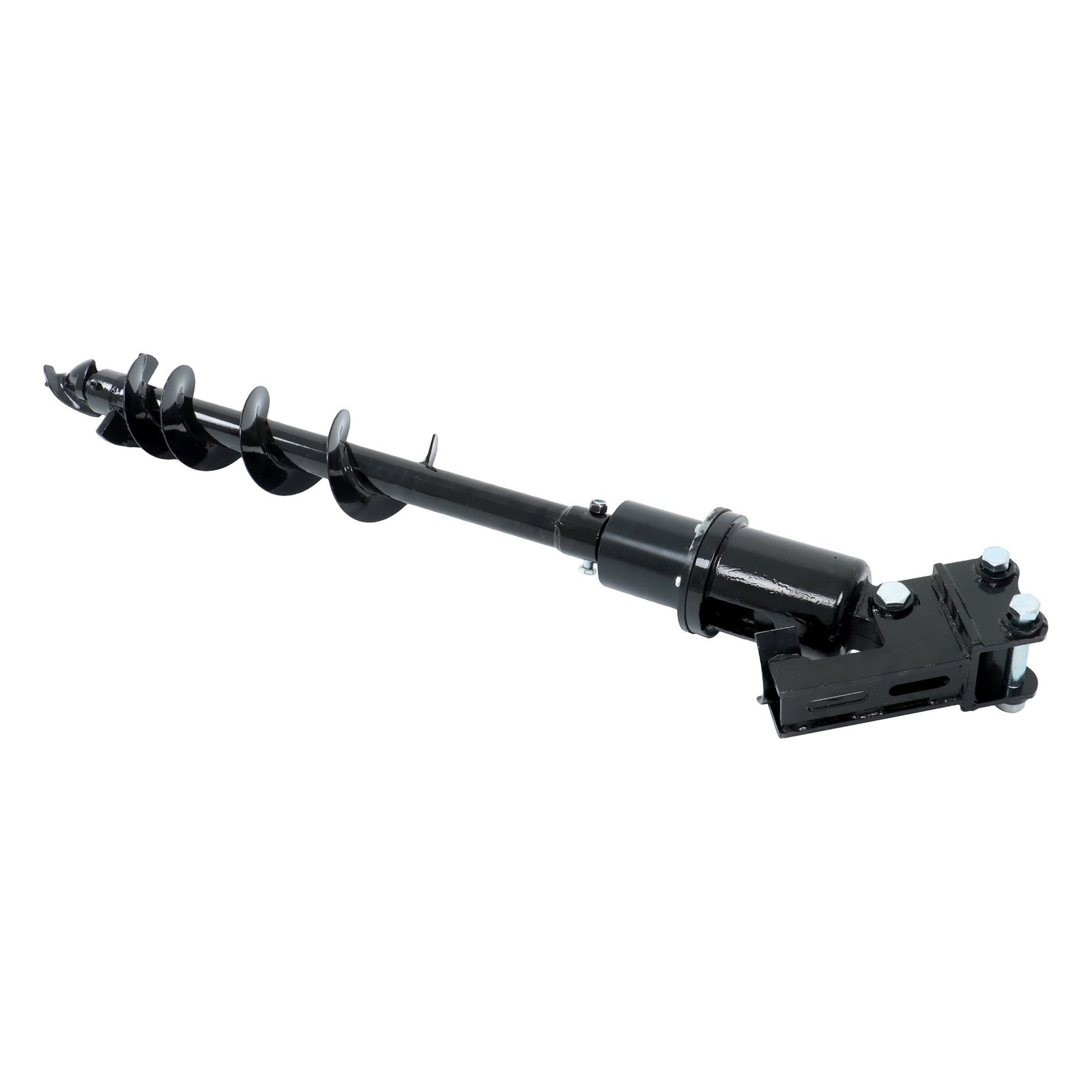 150mm 5.9in Auger Drill Attachment with Hoses for Mini Excavator