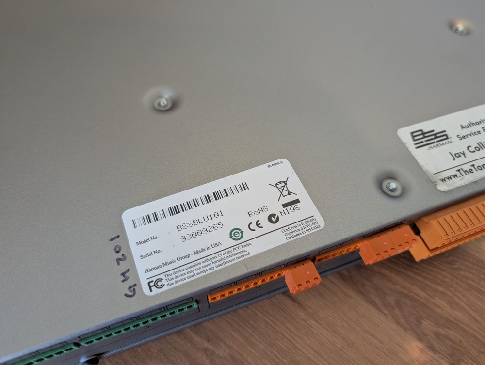 BSS Soundweb London BLU-101 Conferencing Processor with AEC