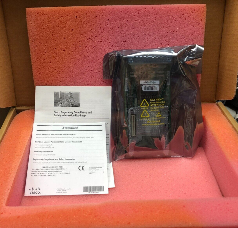 CISCO NIM-2MFT-T1/E1= / Network Interface Module (NIM) / BRAND NEW / OPEN BOX