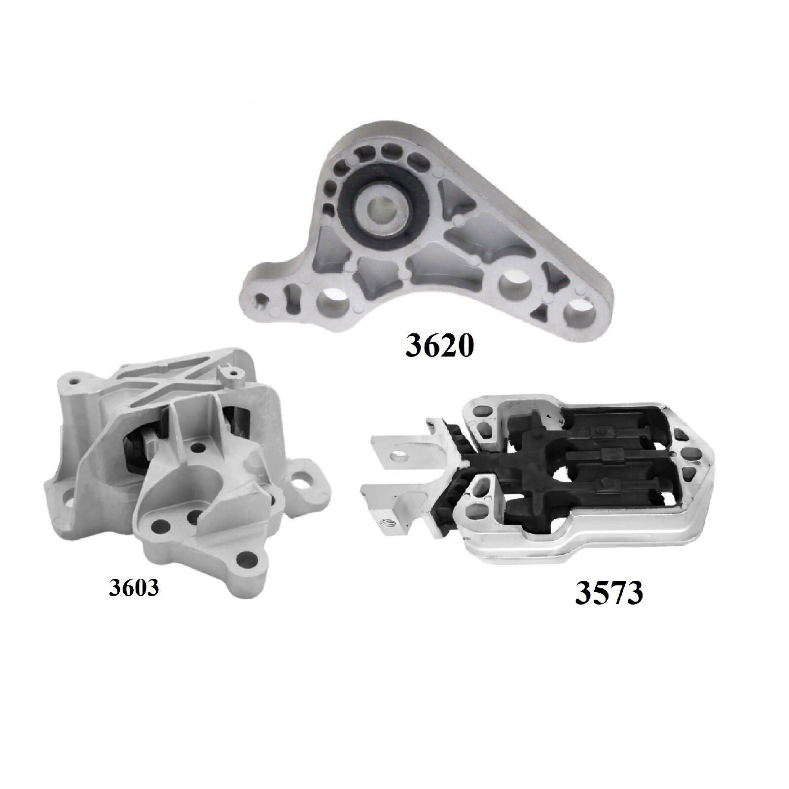 Engine Mounts & Automatic Transmission Mount 3PCS for Ford Escape 23-20 L3-1.5L