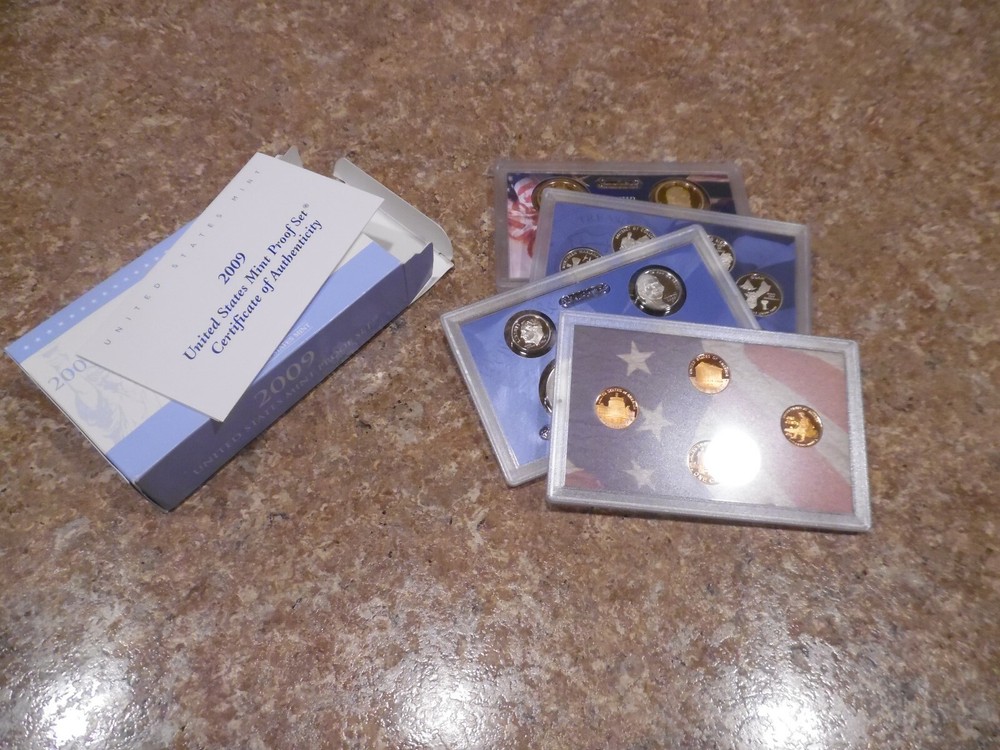 2009 S US Mint 18 Coin Proof Set with box and COA
