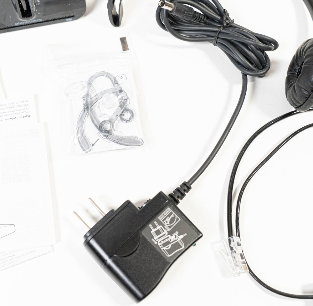 PLANTRONICS Poly CS540 Wireless DECT Headset Black