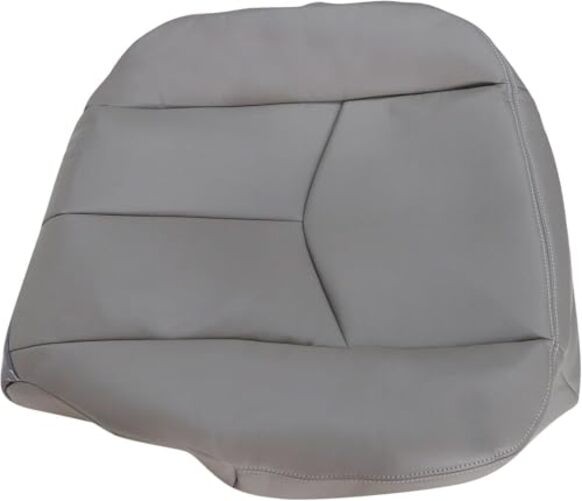 Driver Side Bottom Replacement Leather Seat Cover #922 Light Compatible Gray
