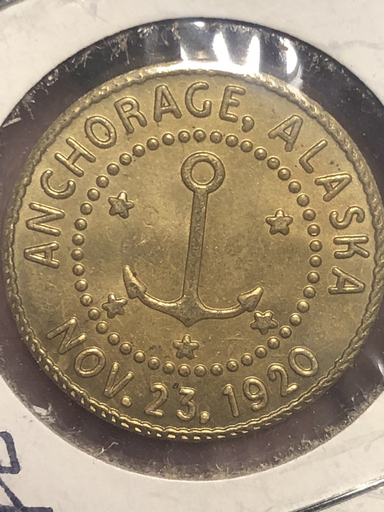 "1920" Anchorage, Alaska Parking Meter Token