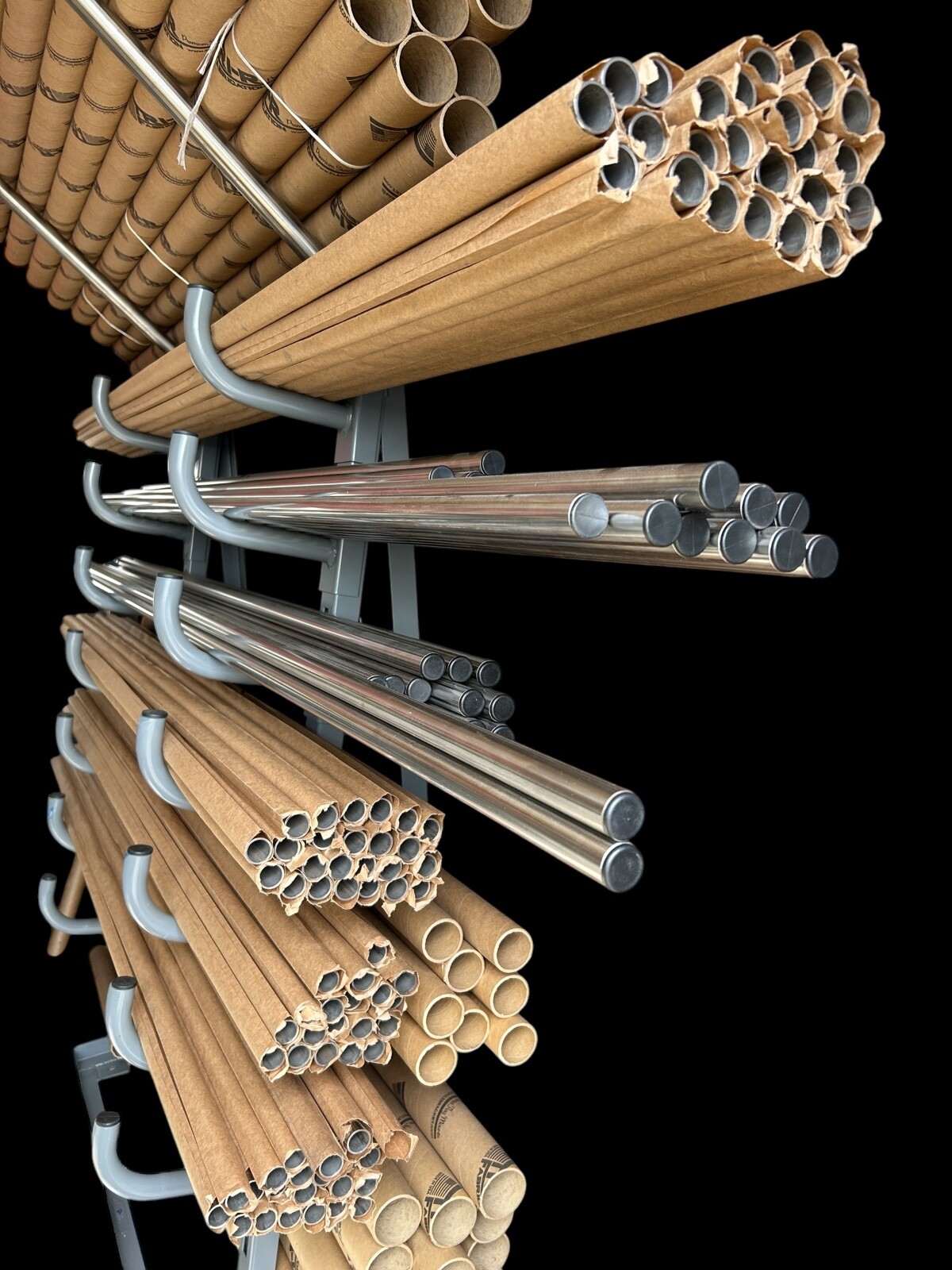 EVERMOUNT 6' or 8' Heavy Duty 316 STAINLESS flag pole 1” diameter Made in USA