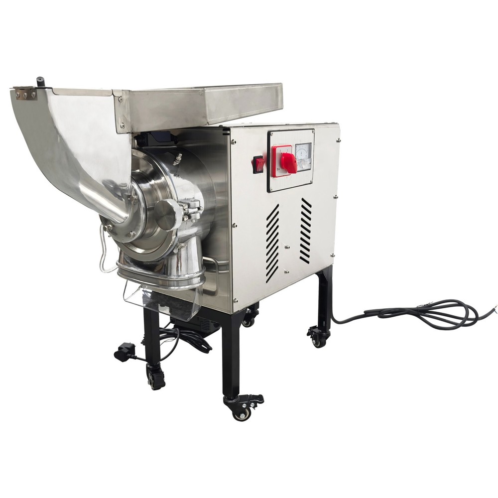 220V Horizontal Continuous Feeding Type Pulverizer Grinder Grain Mill Grinder