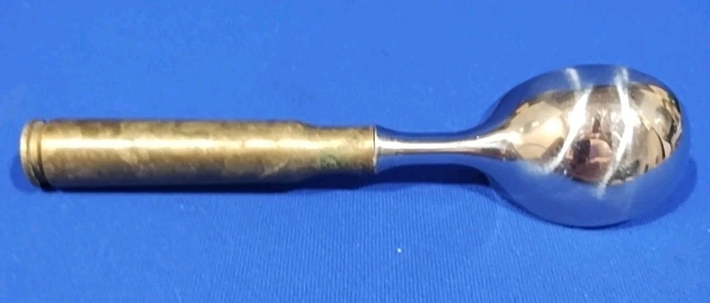 Ice Cream Scoop .50 Cal Empty Shell Casing Kitchen Art