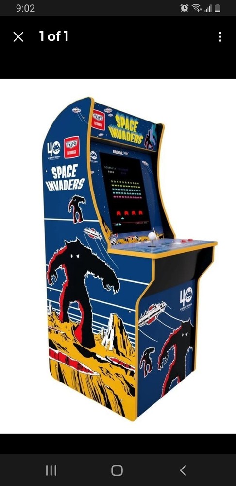 Brand New Space Invaders Arcade1up Retro Machine