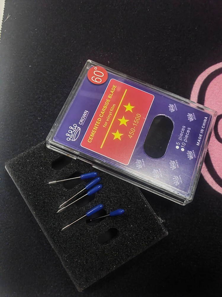 5PCS 60° Cutting Blades Fit for Graphtec CB09 Vinly Cutter Cutting Plotter