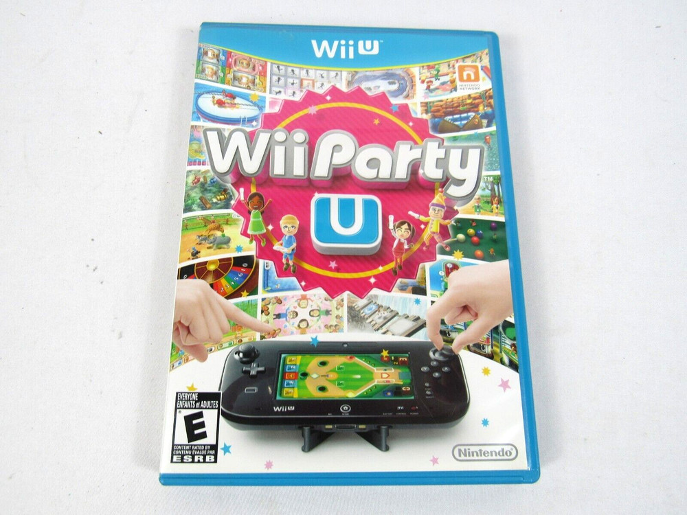 Wii Party U Case + Manual + Insert NO GAME