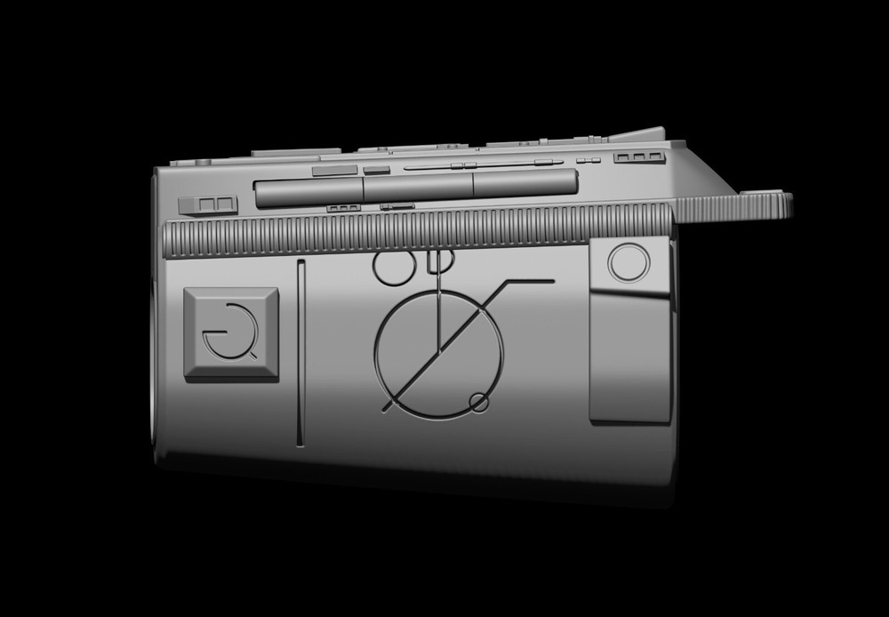 Predator Gauntlet Forearm Left 1987 scale 1:1 File STL-OBJ for 3D printer