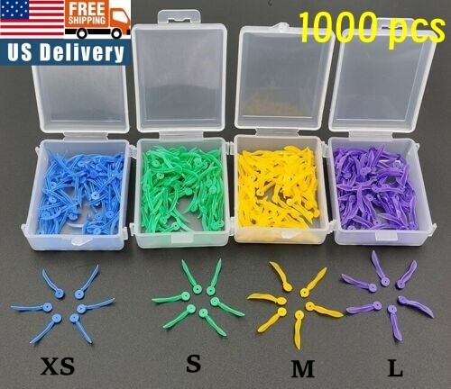 1000 Dental Plastic Wedges Concave Design Arc Diastema Wedge w End Circular Hole