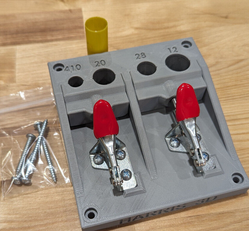 ***NEW*** Shotgun Shell Hull Roll Crimp Clamp Vise 12 20 28 410 Guage