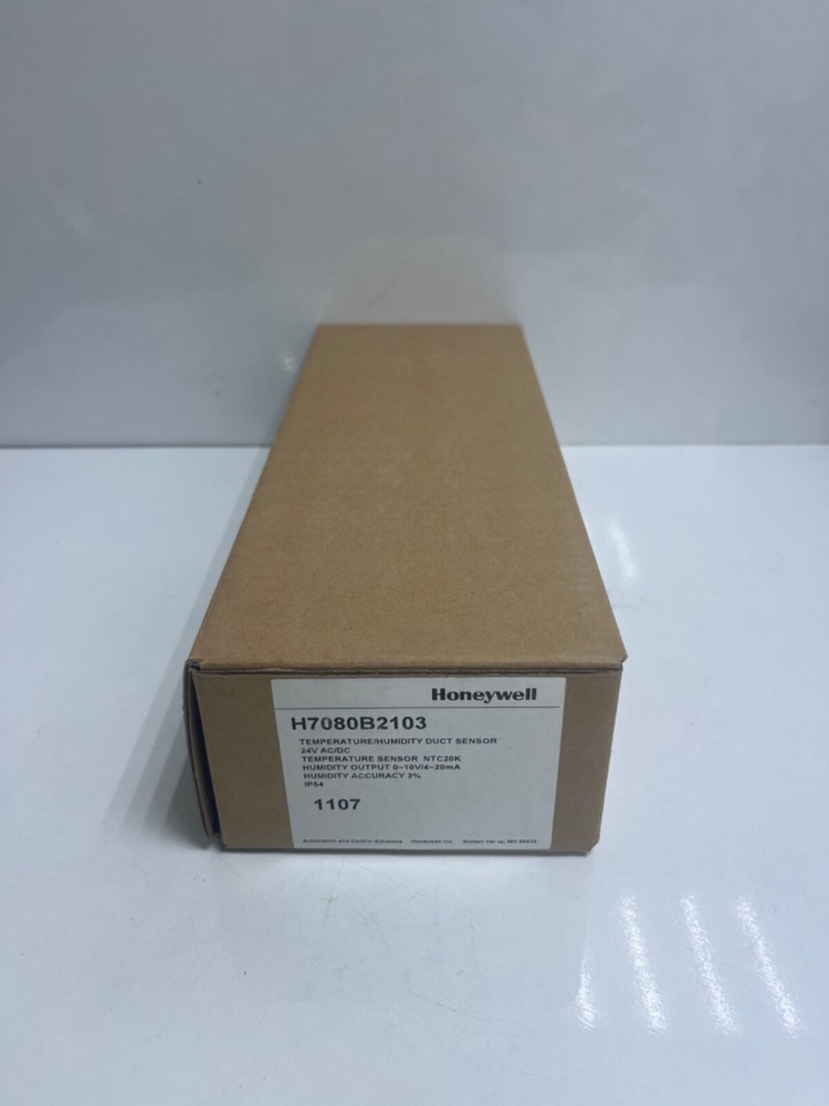 HONEYWELL H7080B2103 Temperator/Humidity Duck Sensor 24V Ac/Dc