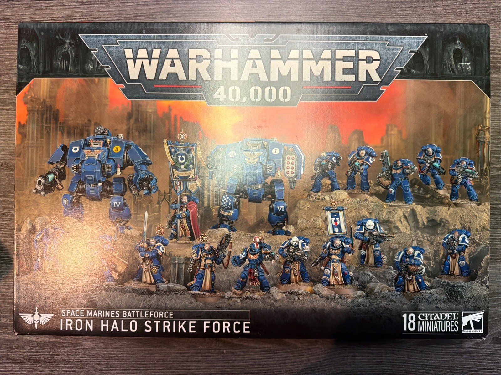 ⚔️WARHAMMER 40K - IRON HALO STRIKE FORCE - SPACE MARINES BATTLEFORCE - NIB⚔️
