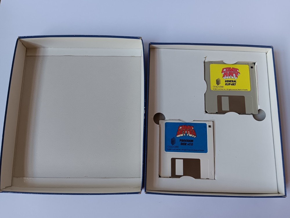 Amiga Comic Setter Computer Software Tested/Works Gold Disk Commodore