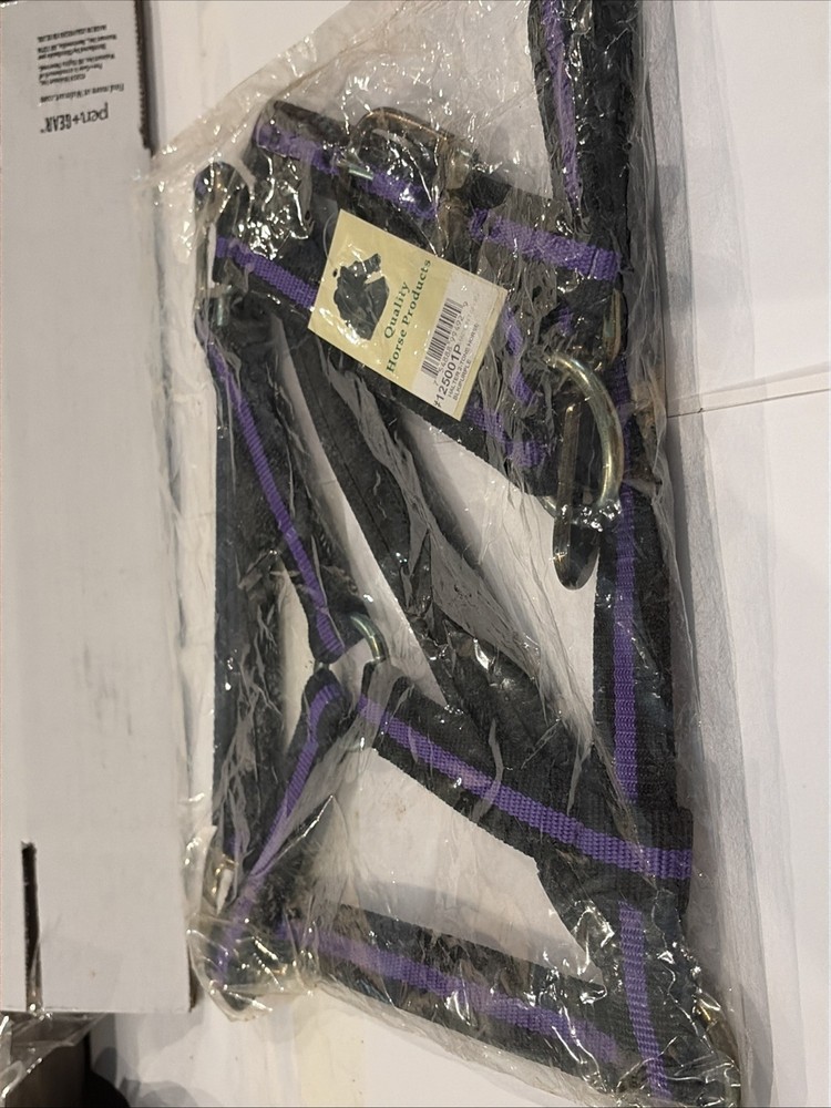 Purple Black Horse Halter