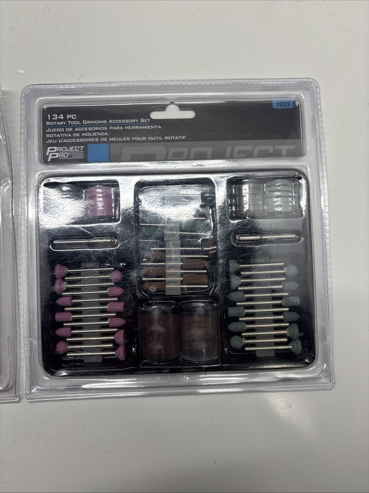2-Project Pro 134 Pc Rotary Tool Grinding Accessory Set