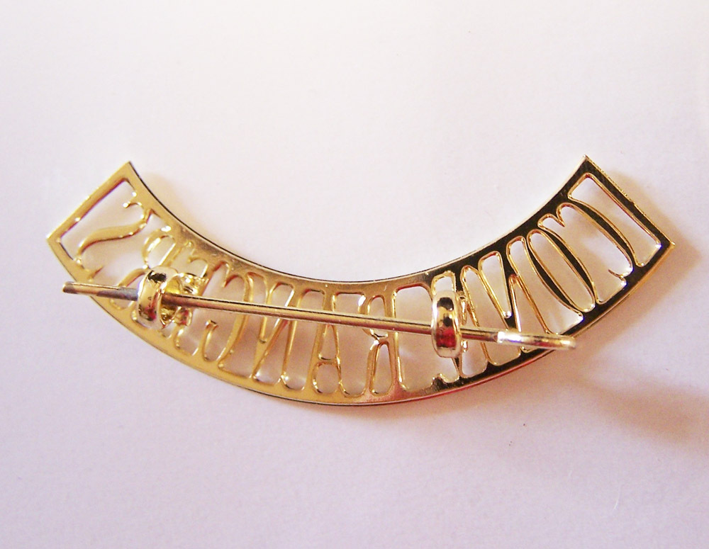 Connaught Rangers Metal Shoulder Title WW 1 with slide x1