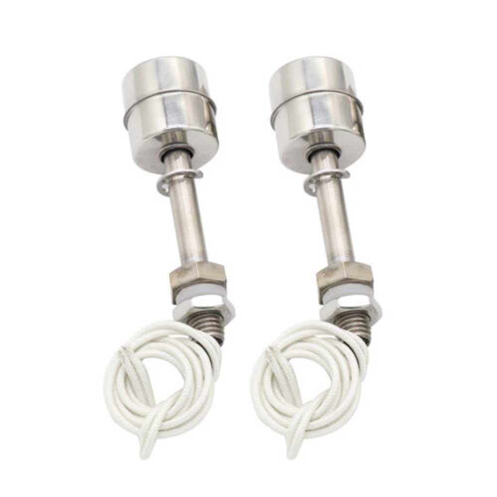 5PC 100mm Stainless Steel Liquid Water Level Sensor Horizontal Float Switch Tool