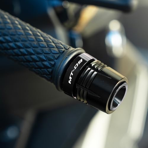 Motorcycle Handle Bar Ends Grips Plug Sliders Handlebar Grips Cap Black